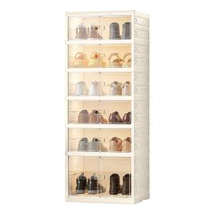 Zapatero Plegable Doble Fila 12 Pares Wadfow Wfcb1106