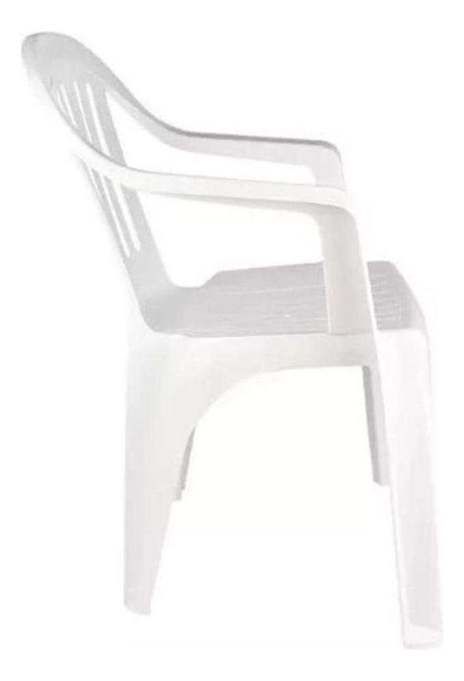 Silla De Plástico Blanca Bela Vista 182kg 15151101 Mor - Imagen 5