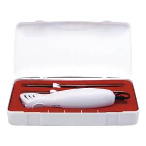 Cuchillo Eléctrico Kassel Ce2 Cuchilla Congelado Estuche Color Blanco