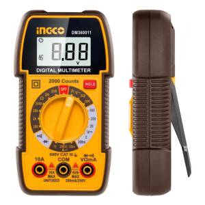 Multimetro Digital Industrial 2000 Cuentas 600v Ingco
