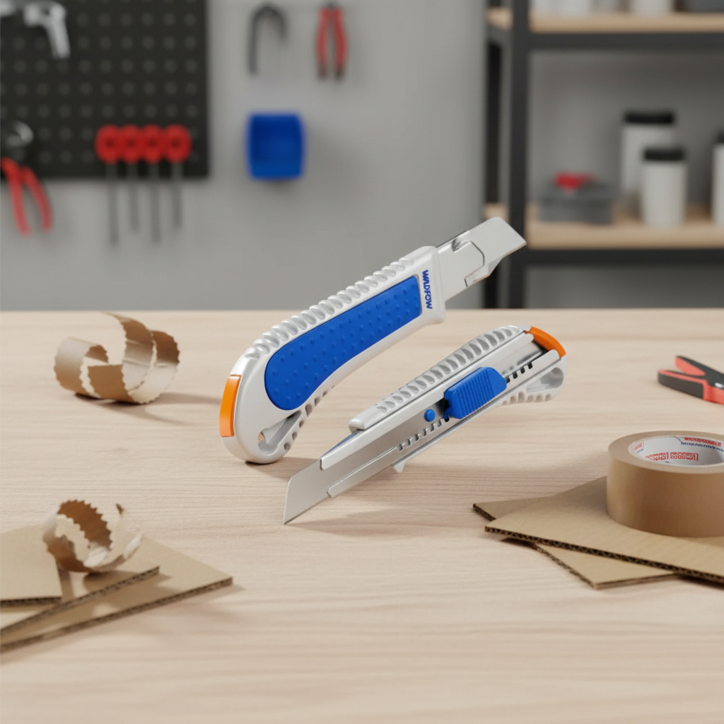 Trincheta 18mm X 100mm Bloqueo Automatico Repuesto Wadfow - Imagen 2