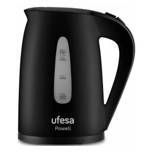 Jarra Electrica Hervidor De Agua Ufesa Black Powell 1.7lt
