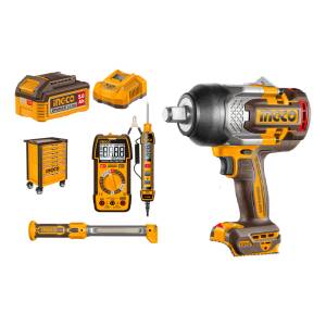 Set 288 Herramientas Manuales Gabinete Llave Bateria Ingco