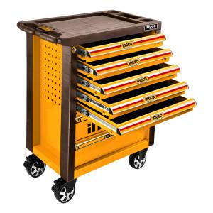 Gabinete Carro De Taller Con 328 Herramientas Ingco