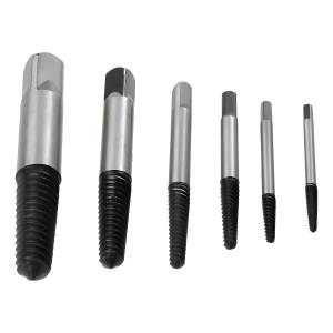 Kit 6 Contra Macho Extractor De Tornillos Ingco Ase106