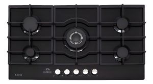 Anafe De Empotrar James 5 Hornallas Supergás Ag Vnt G2 Negro