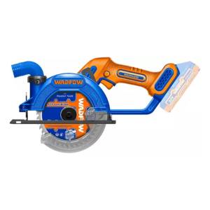 Sierra Cicular A Bateria 140mm Bateria Wadfow Wlwp5630 Color Azul