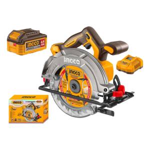 Sierra Circular A Bateria 4.0ah 20v 165mm Ingco Csli16523