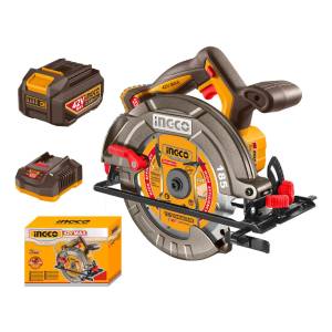 Sierra Circular A Bateria 42v 2.5ah Brushless 185mm Ingco