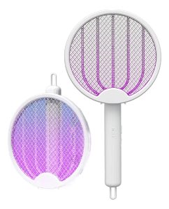 Raqueta Electrica Mata Insectos Plegable