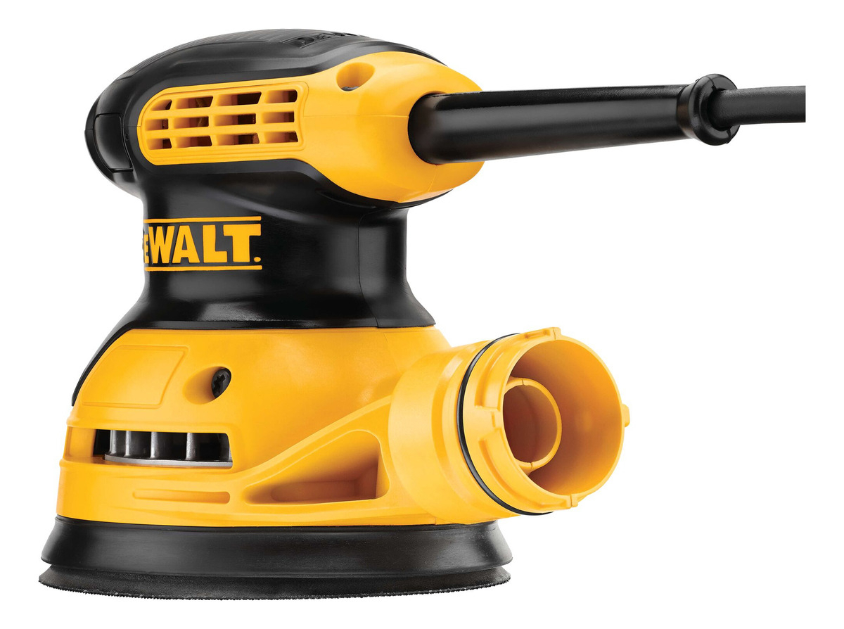 Lijadora Roto Orbital De Palma Dewalt 275w Dwe6421 Color Amarillo Frecuencia 50 - Imagen 4