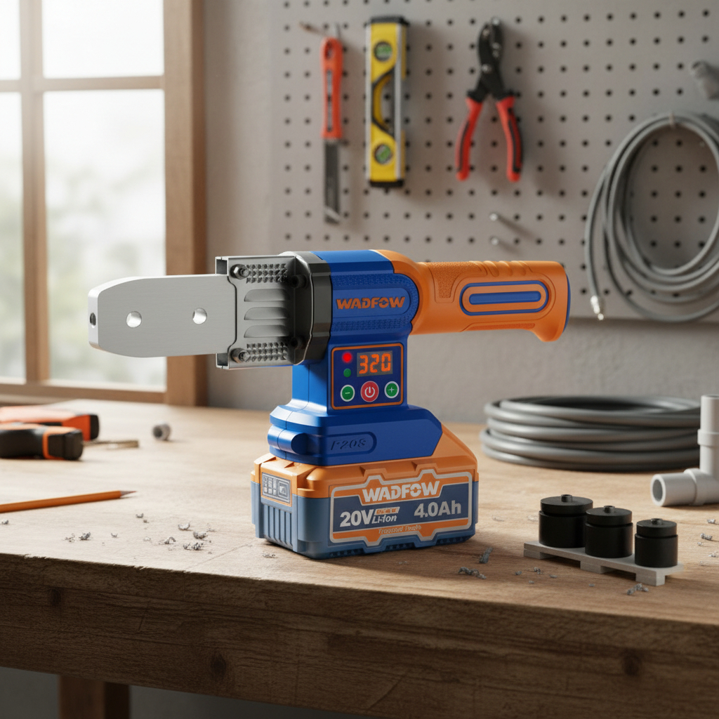 Termofusora A Bateria 20v 320°c Con Accesorios S/bat Wadfow - Imagen 3