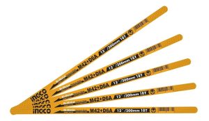 Set X 5 Sierras Segueta Bimetálica 12 18 Dientes Ingco