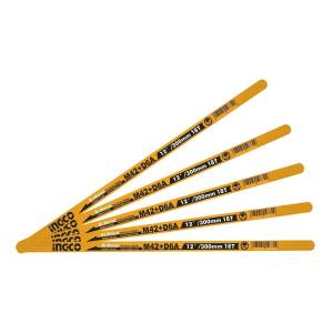 Set X 5 Sierras Segueta Bimetálica 12 18 Dientes Ingco