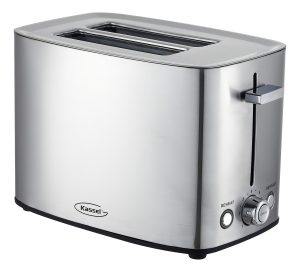Tostadora Kassel Ks-tsinox1 Inoxidable 2 Panes Con 6 Niveles Plateado