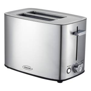 Tostadora Kassel Ks-tsinox1 Inoxidable 2 Panes Con 6 Niveles Plateado