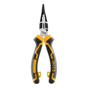 Pinza Punta Larga Ingco 160mm Con Corte Cromo Vanadio