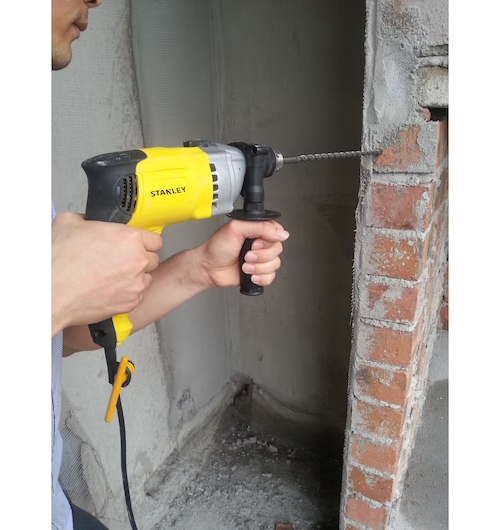 Taladro Percutor Stanley Stdh8013 800w 1/2 13mm Color Amarillo Frecuencia 50 Hz / 60 Hz - Imagen 6