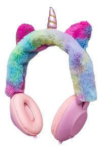 Vincha Auricular Goldtech Cableada Unicornio Peluche