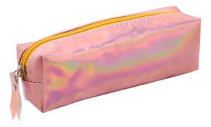 Cartuchera Escolar Con Cierre Colores Holograficos