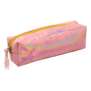 Cartuchera Escolar Con Cierre Colores Holograficos