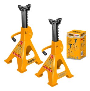 Set X2 Soporte Caballete Gato Hidraulico 3ton Ingco Hjs0301