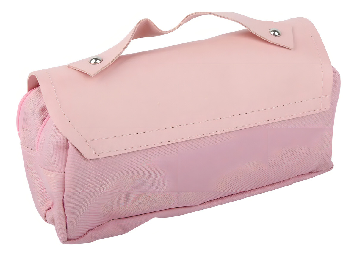 Cartuchera Escolar Kawaii Gatito 3d 2 Cierres Infantil Atrix Color Rosado - Imagen 7