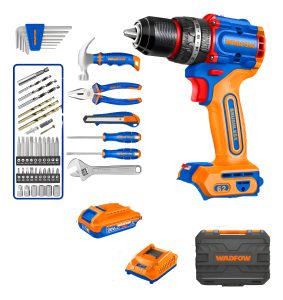 Set De Herramientas 91 Pcs + Taladro Atorn. C/ Percutor 20v