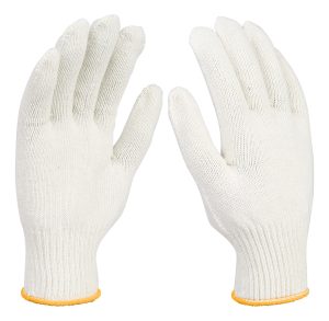 Ff Guantes De Trabajo Hogar Taller Ingco Algodon Xl Hgvk04 Blanco