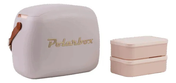 Lunchera Termica Polarbox 6l Perla Gold + 2 Tupper