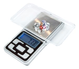 Mini Balanza Digital 500g 0.1g Gris