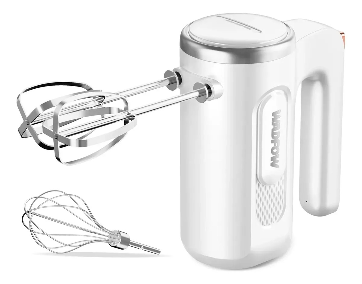 Batidora Mano 8v 6 Velocidades Recargable Usb Wadfow Wfm021t