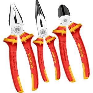 Set Juego Kit De Pinzas Alicate Aislado 1000v Wadfow Wps0633