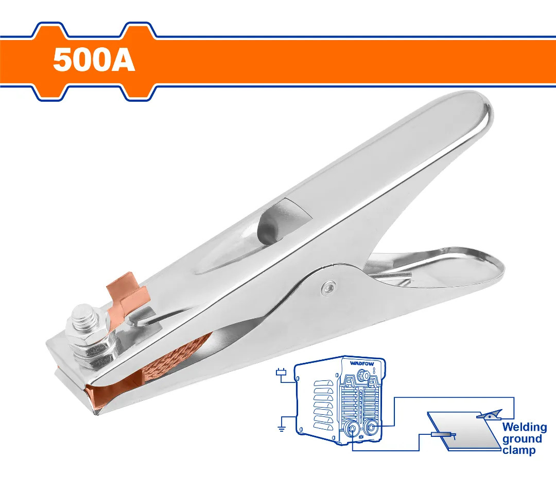Pinza De Tierra 500a 205mm Wadfow Weh9a05 - Imagen 2