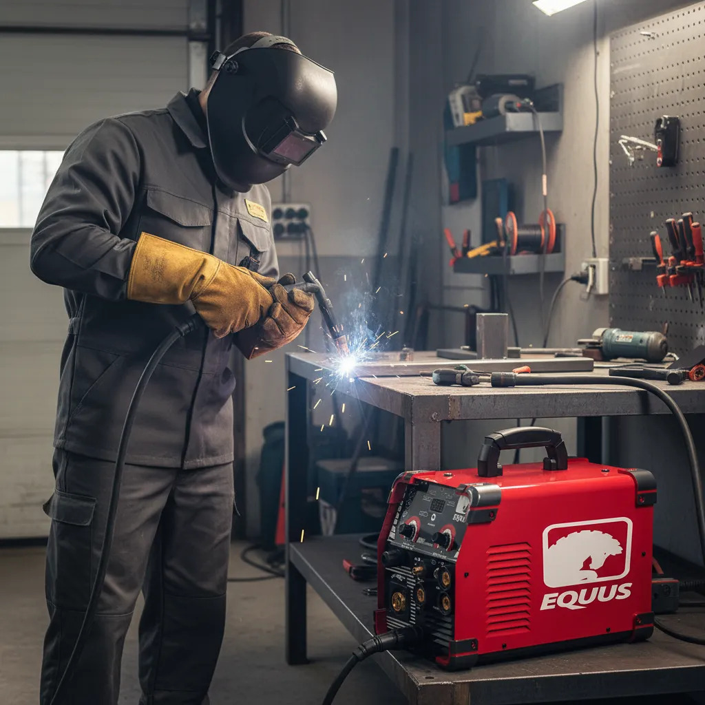 Soldadora 5 En 1 Mig Con Y Sin Gas Sinérgica Tig Lift Equus - Imagen 3