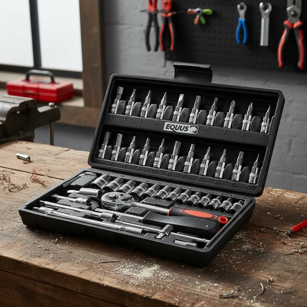 Set De Dados 46 Piezas Y Criquet Equus Ct124601 - Imagen 2