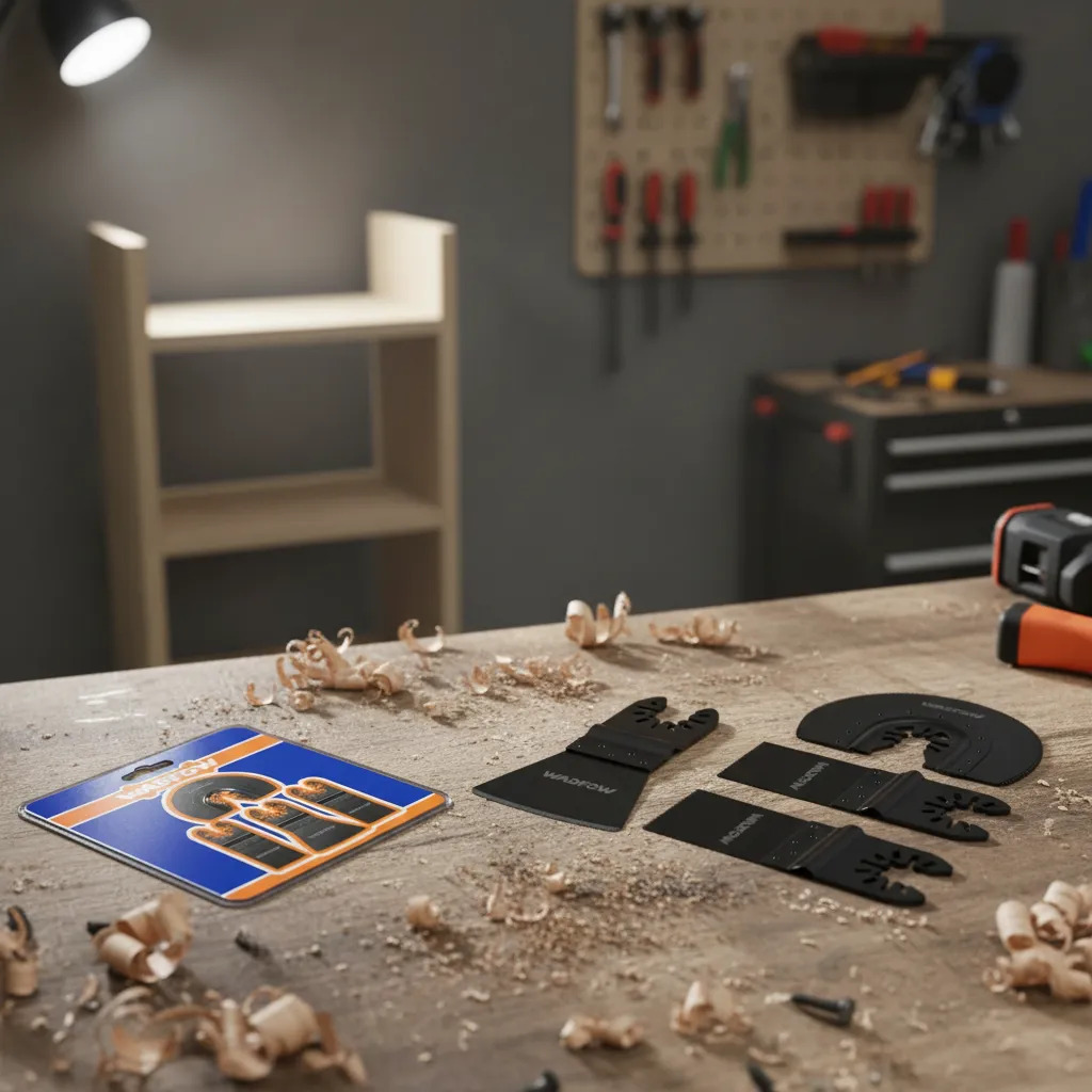 Set X 4 Sierras Corte Metal Maquina Multifuncion Wadfow - Imagen 3