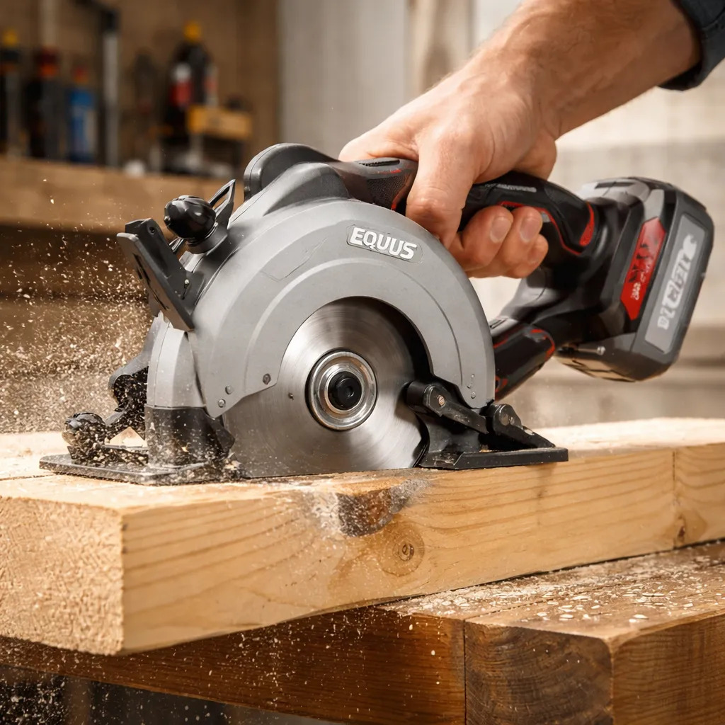 Sierra Circular Inalámbrica Equus 5 6000 Rpm Sin Bateria - Imagen 3