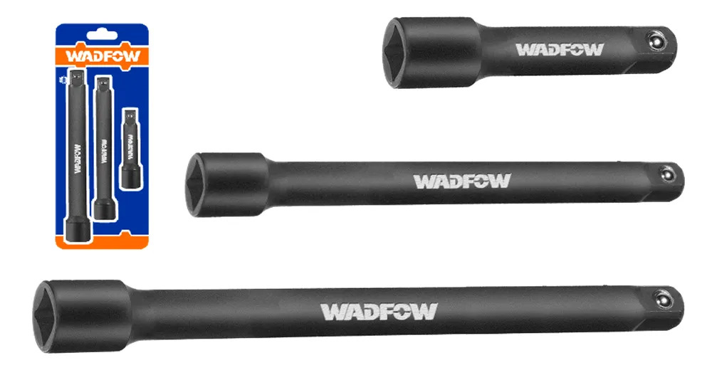 Set X 3 Barra De Extension Dado Impacto 1/2 Wadfow Wms7403