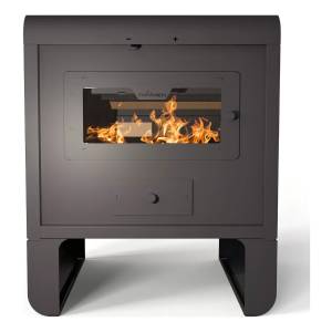 Salamandra Calefactor Estufa Tromen A Leña P12 12000 Kcal