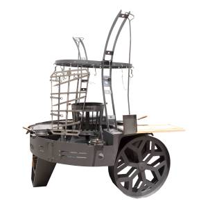 Parrilla Fogonero Portátil A Leña Duomo Hummer Tromen