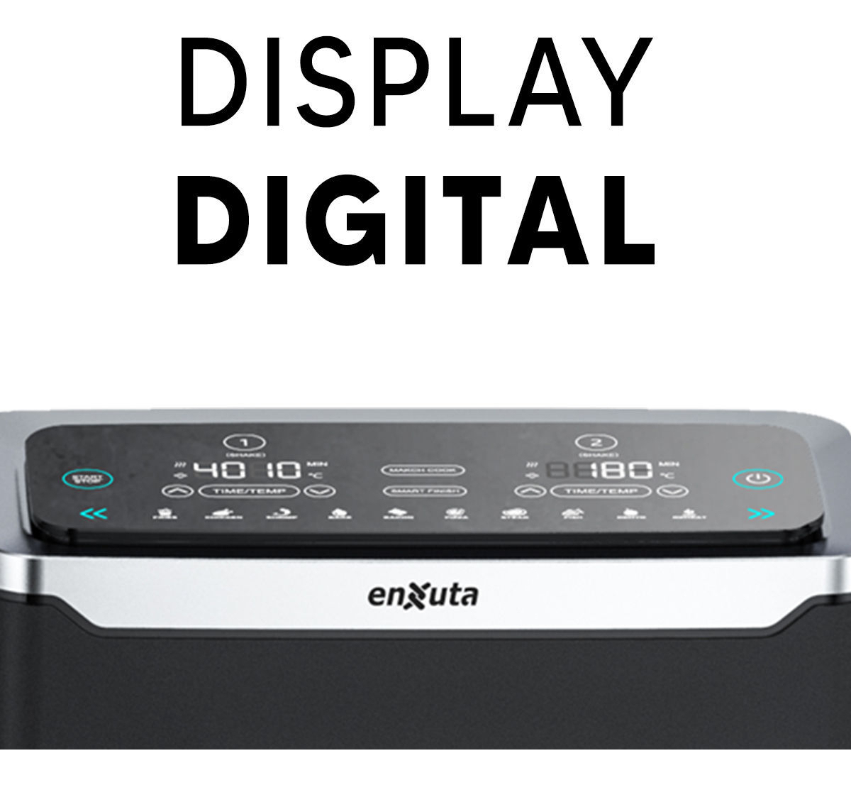 Freidora De Aire Enxuta Sdaenxfsa2222 Negra 9l 1300w Negro - Imagen 7