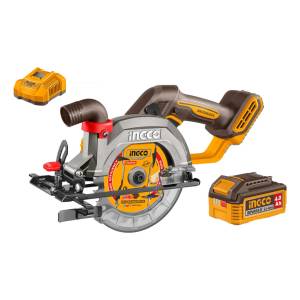 Sierra Circular A Bateria 20v 140mm Cargador Ingco Csli14023