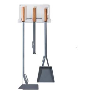 Juego Kit Asador Tromen Atizador Pala Limpiador Colgante