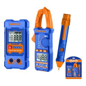 Tester + Pinza Amperimetrica + Detector De Voltaje Wadfow