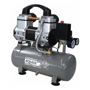 Compresor De Aire 10l Silencioso Sin Aceite Equus Lj1100-8