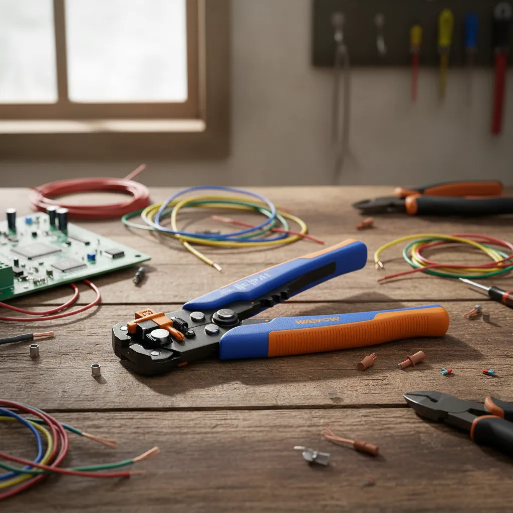 Pinza Pelacables Automatico Frontal Corta Cable 210mm Wadfow - Imagen 3