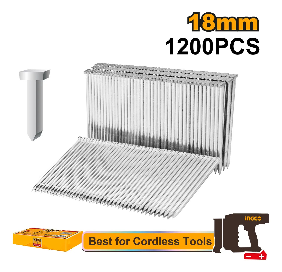 Clavos Para Concreto 18mm X 1200 Unidades Ana12018 - Imagen 2