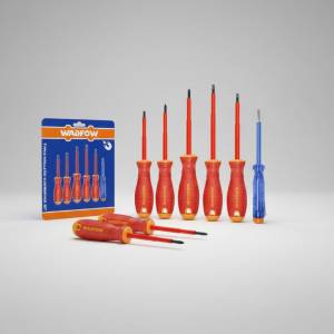 Juego De Destornilladores Con Aislamiento 6ps Wss7406 Wadfow