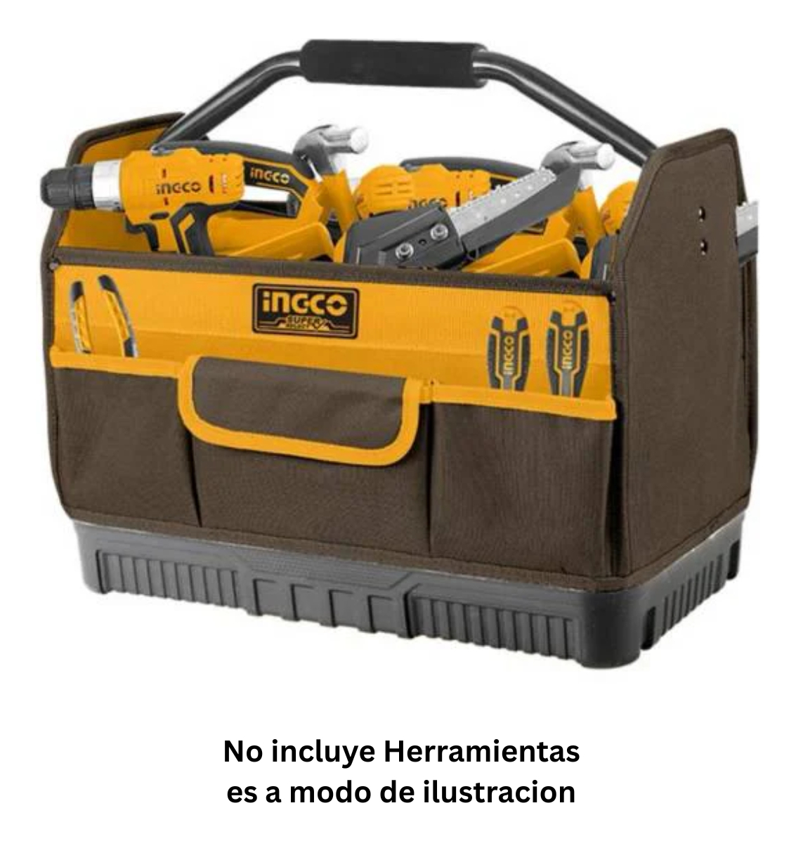 Bolso Industrial Portaherramientas C/ Manilla Ingco Htbgl04 - Imagen 2